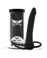 Dildo Dupla Penetração Mythology Cobi Onyx Preto Embalagem