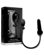 Dildo Insuflável Dong de Silicone Ouch! Preto Conjunto