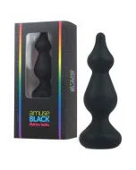 Plug Anal Amuse Black S Adrien Lastic Preto