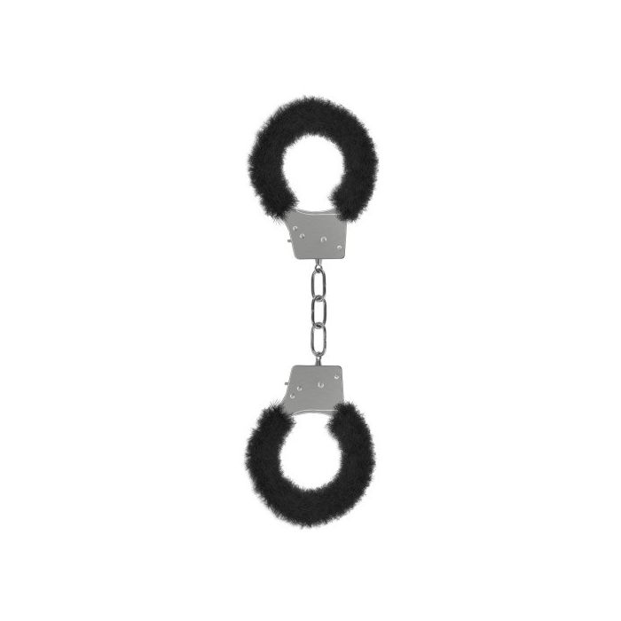 Algemas C/ Peluche Beginner's Furry Handcuffs Pretas