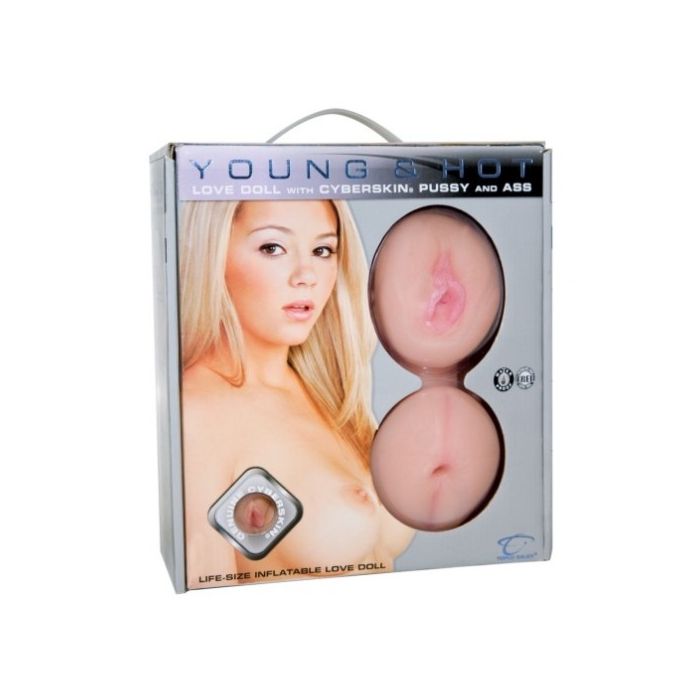 Boneca Young & Hot Vagina e Ânus Caixa