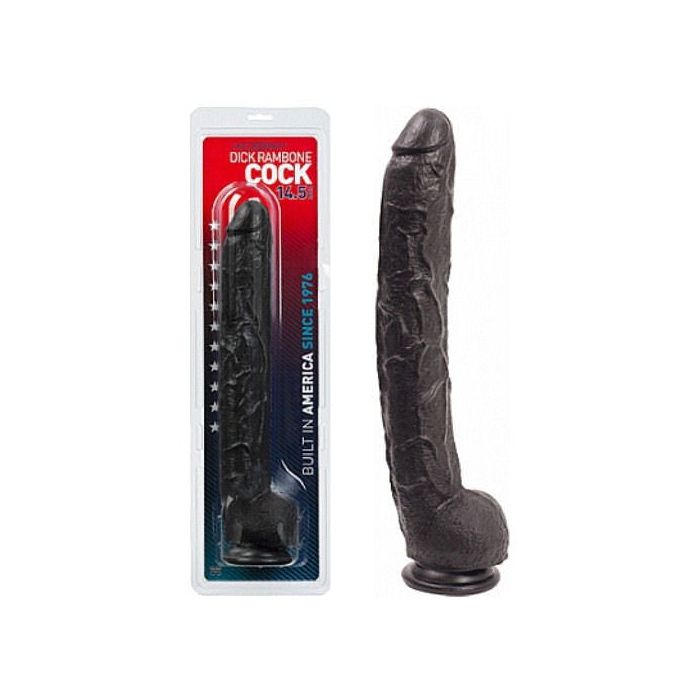 Dildo Dick Rambone Cock Preto