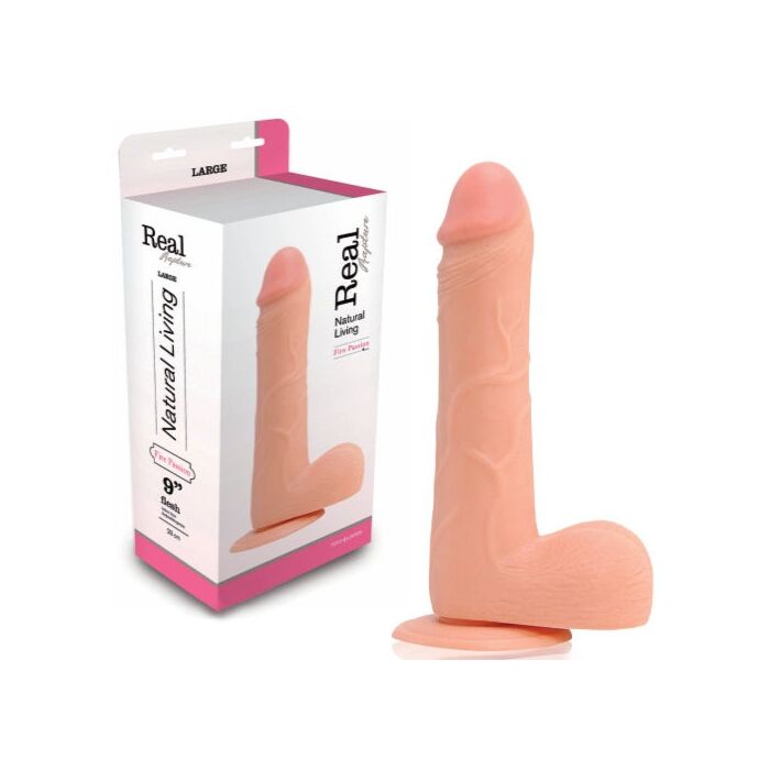 Dildo Real Rapture Fire Passion 9'' Branco