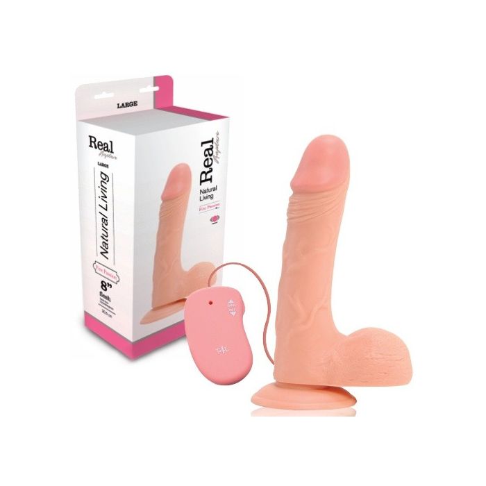 Vibrador Real Rapture Fire Passion 8'' Branco