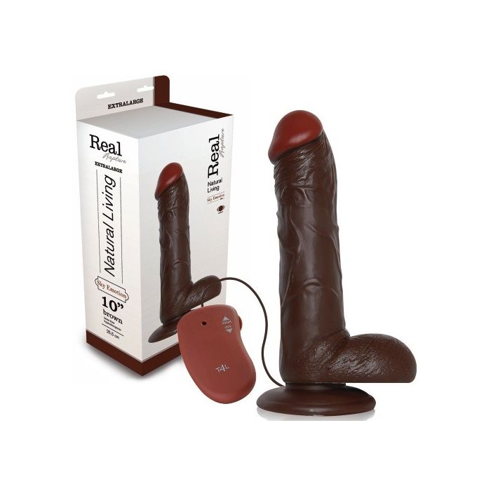 Vibrador Real Rapture Sky Emotion 10'' Negro