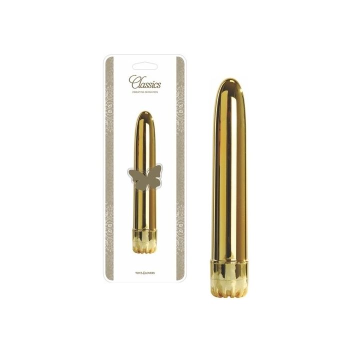 Vibrador Classics Dourado Grande