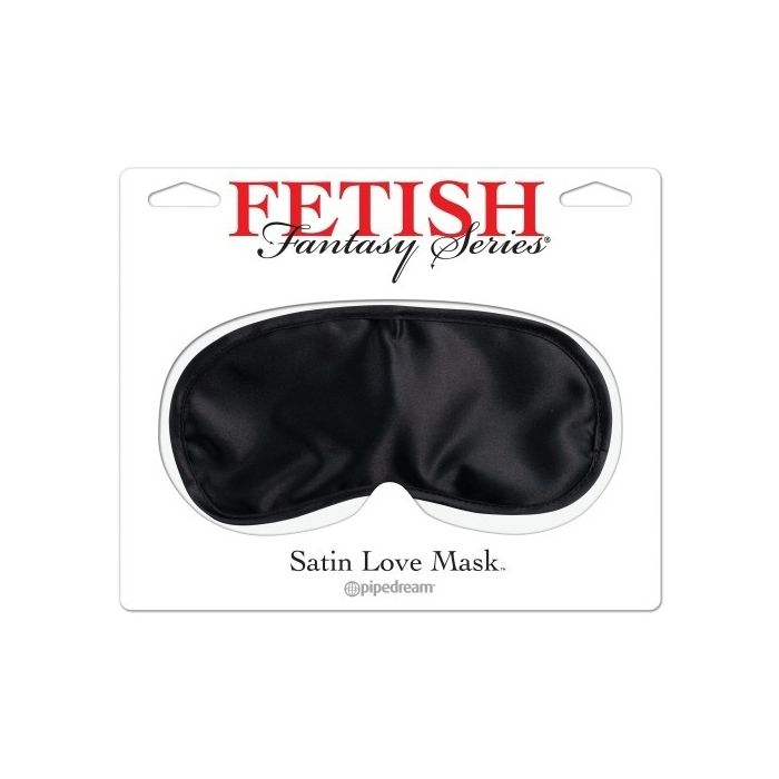 Venda Satin Love Mask Fetish Fantasy Series Preta