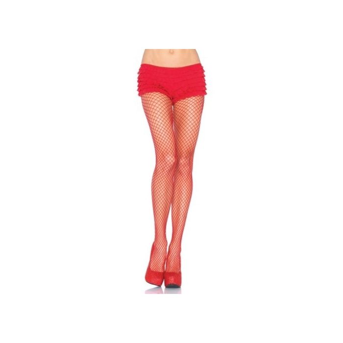 Collants de Rede Industrial Vermelhos