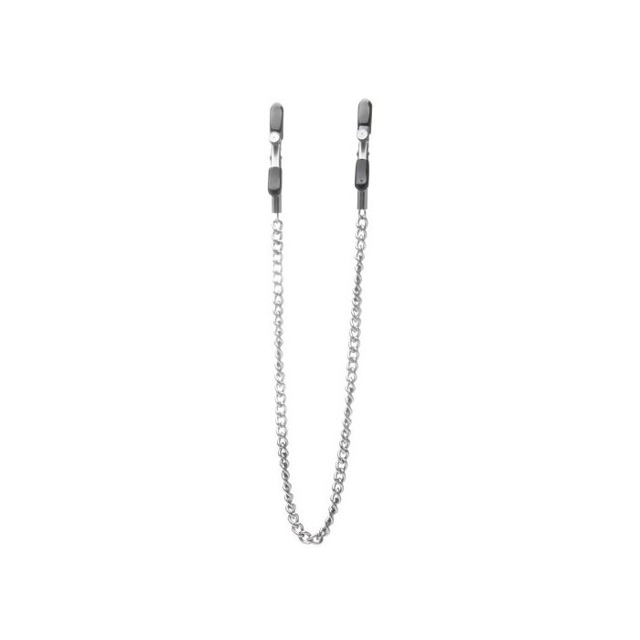 Pinças P/ Mamilos Ouch! Adjustable Nipple Clamps Prateadas
