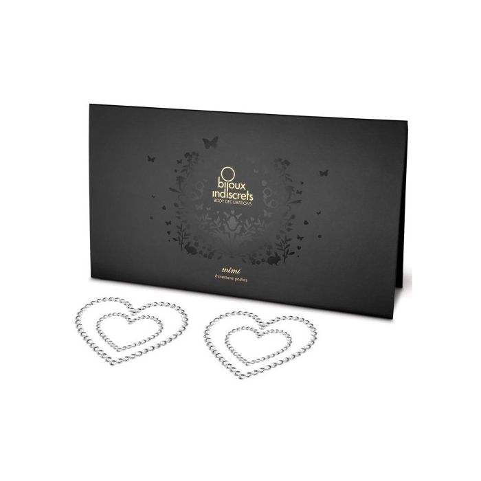 Cobertura Mamilos Mimi Heart Bijoux Indiscrets Transparentes Caixa