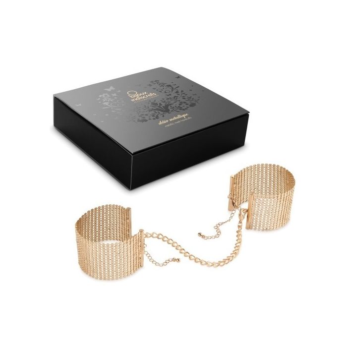 Algemas de Malha Metálica Désir Métallique Bijoux Indiscrets Douradas Conjunto