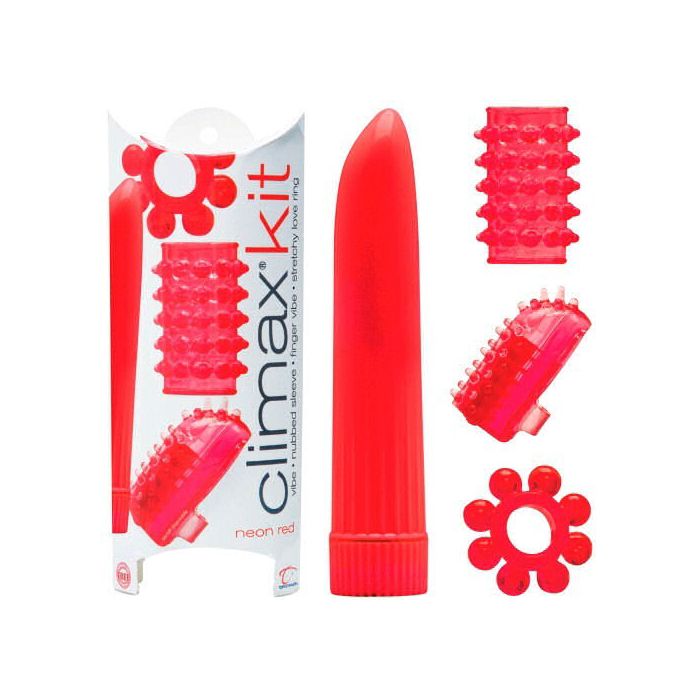 Kit Climax Vermelho Néon