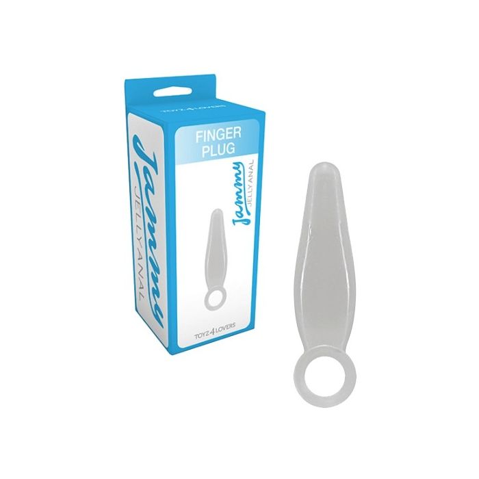 Plug Anal Finger Plug Jammy Jelly Anal Transparente
