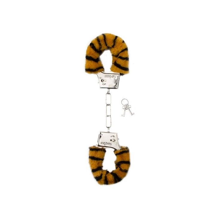Algemas C/ Peluche Furry Handcuffs Tigre