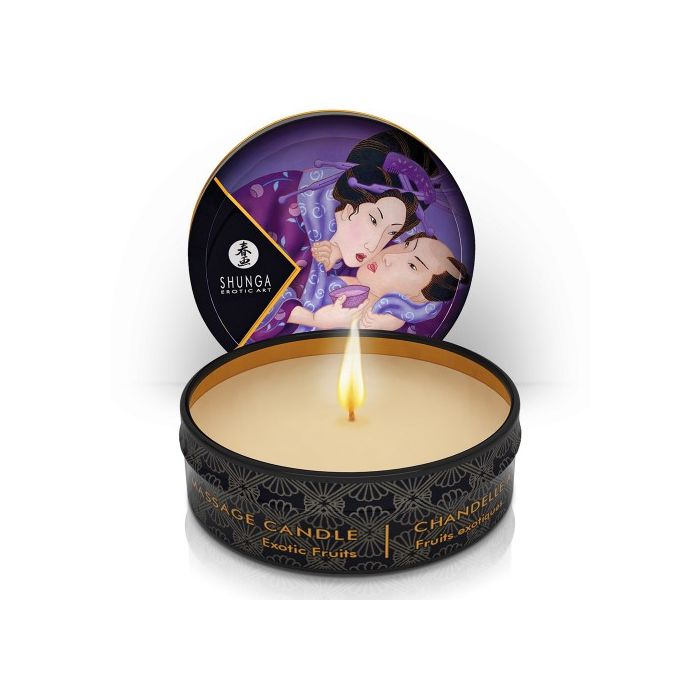 Vela de Massagem Afrodisíaca Shunga Frutos Exóticos (30 ml)
