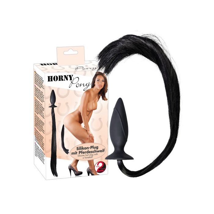 Plug Anal em Silicone C/ Rabo de Cavalo