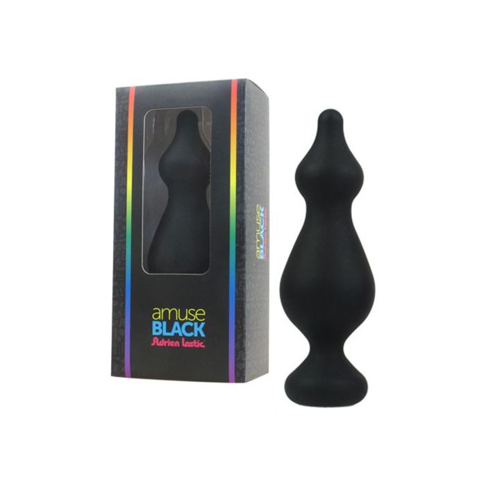Plug Anal Amuse Black L Adrien Lastic Preto