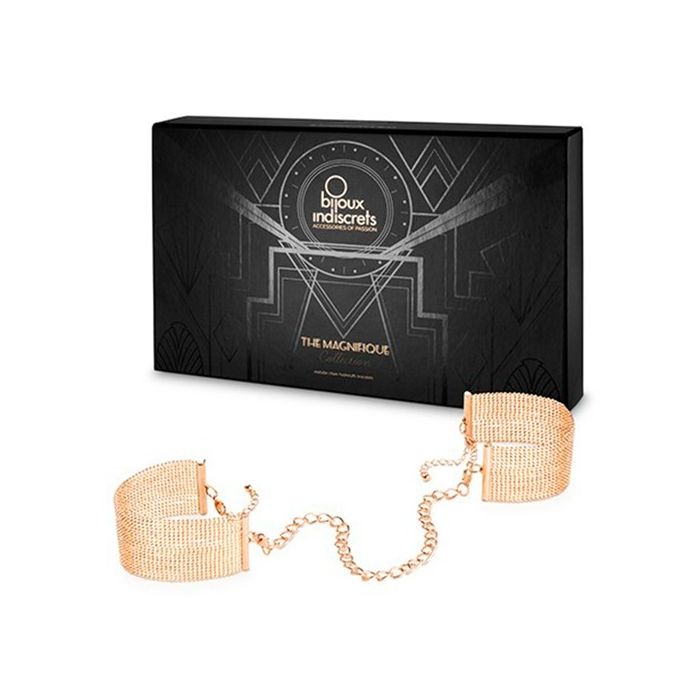 Algemas Metálicas The Magnifique Collection Bijoux Indiscrets Douradas Caixa
