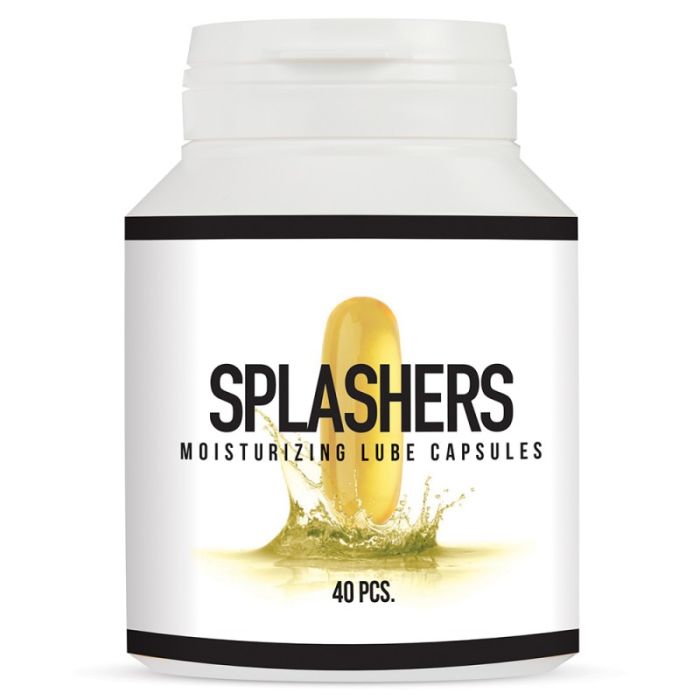Capsulas Lubrificantes e Hidratantes Splashers (40 Un)