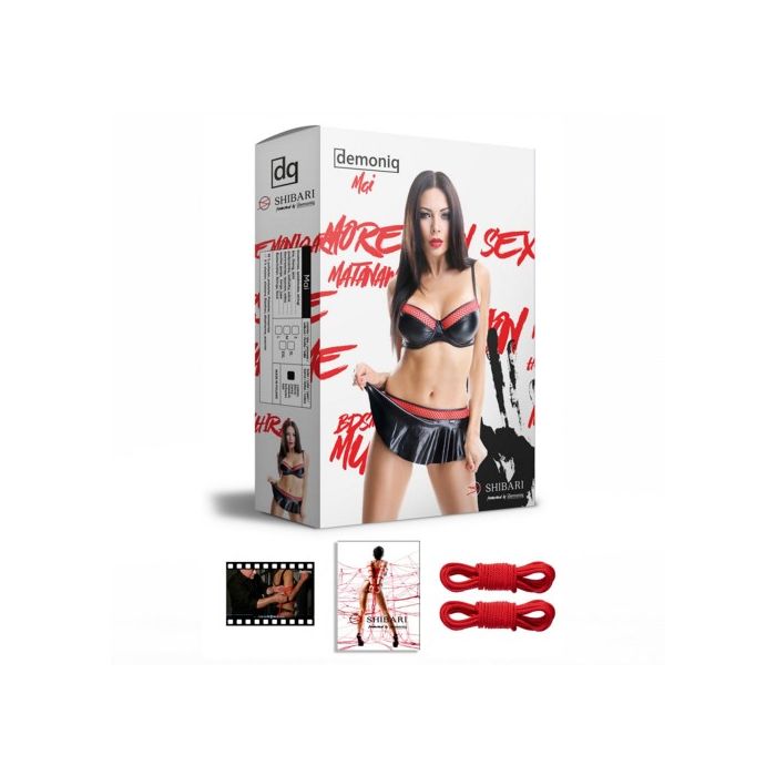 Conjunto Mai Shibari Pack Demoniq Preto Conjunto