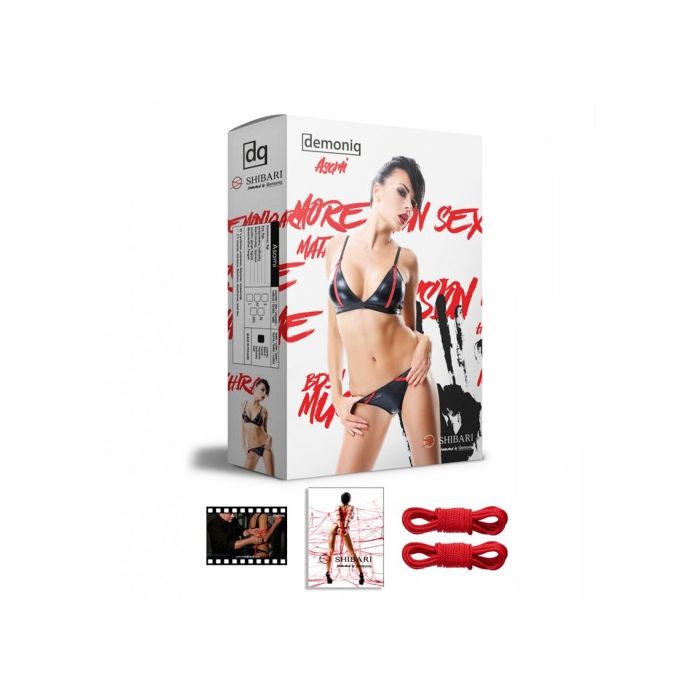 Conjunto Asami Shibari Pack Demoniq Preto