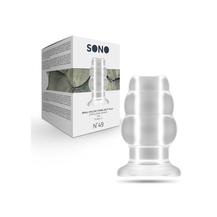 Plug Anal Sono Small Hollow Tunnel Transparente Nº49 Caixa