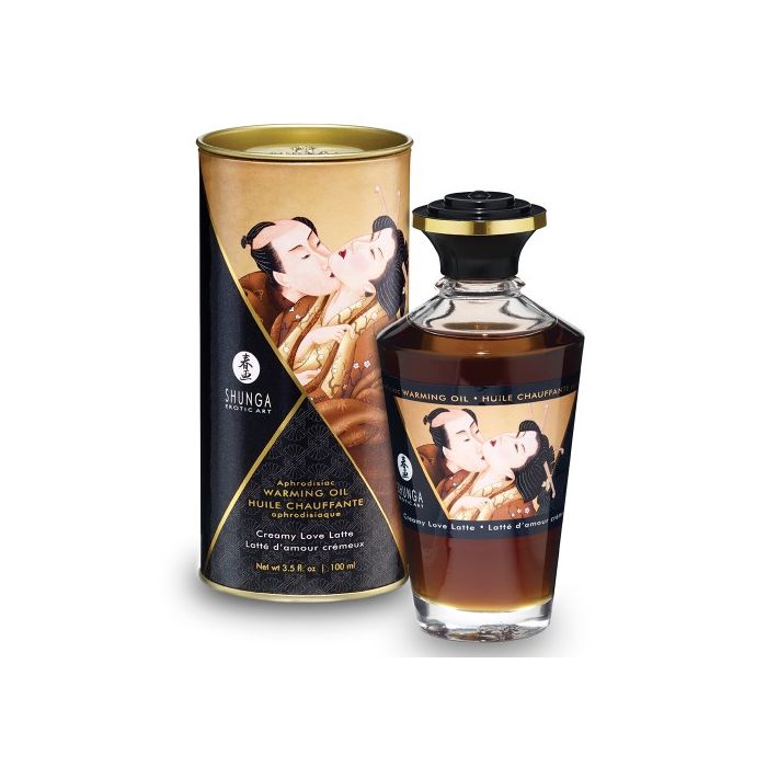 Óleo de Massagem Beijável Shunga Café C/ Leite (100 ml)