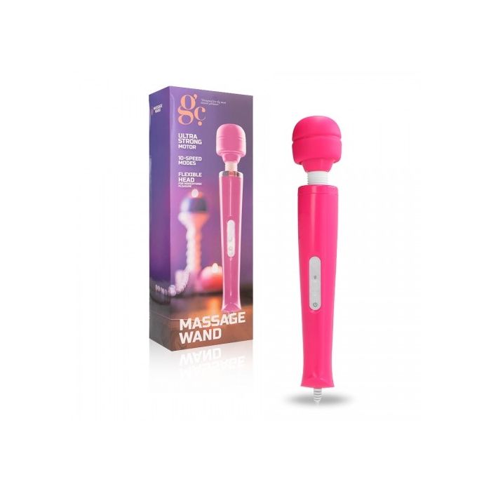 Massajador Gc Massage Wand Rosa Conjunto
