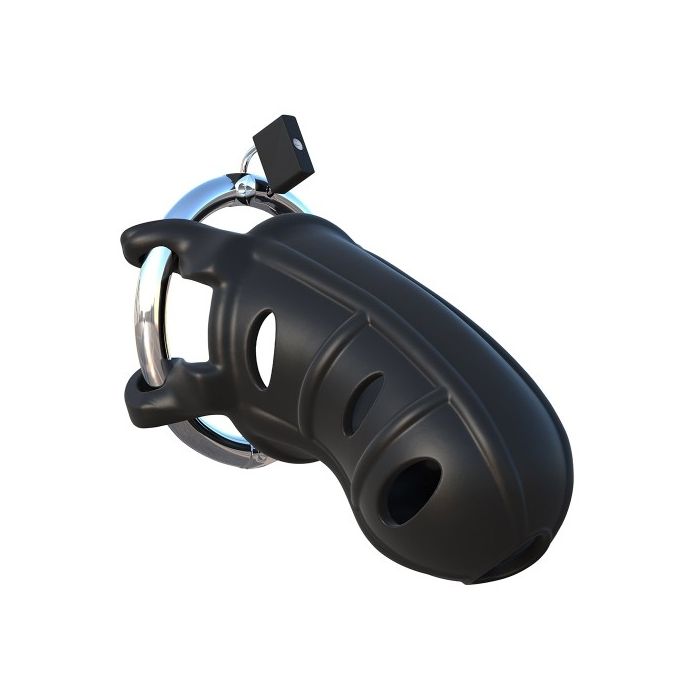 Jaula Fantasy C-RIngz Hardcore Silicone Cock Blocker Preta