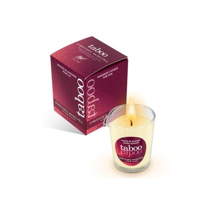Vela de Massagem Taboo Para Homem Caresses Ardentes (60 g)