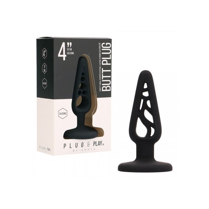 Plug Anal em Silicone Plug & Play 4