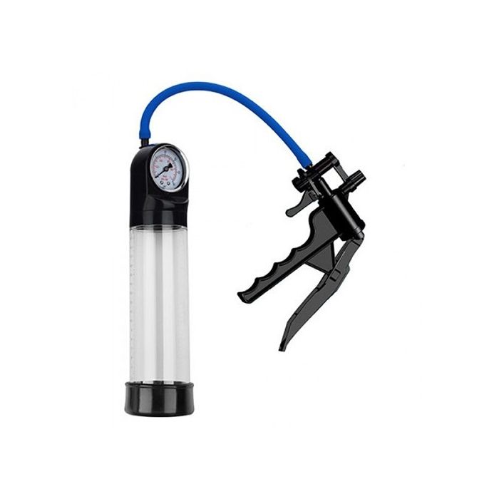 Bomba de Vácuo C/ Medidor Pressure Touch Gun Transparente
