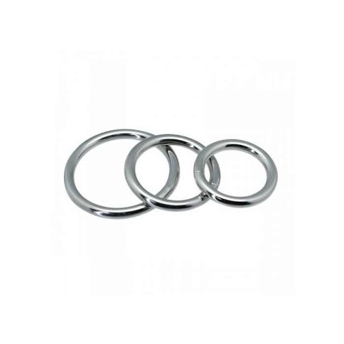 Conjunto de 3 Anéis Metal Cock Rings Timeless 2