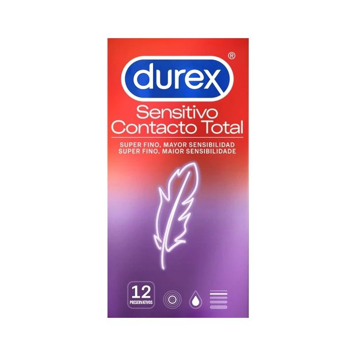 Preservativos Durex® Sensitivo Contacto Total (12 Un)