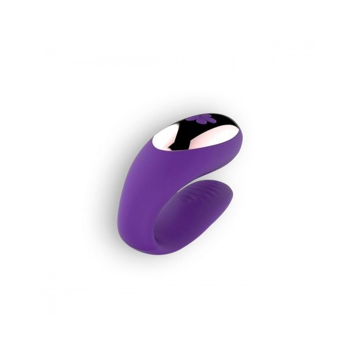 Vibrador Para Casal Recarregável C/ Comando Roxo Toyz4Lovers 2