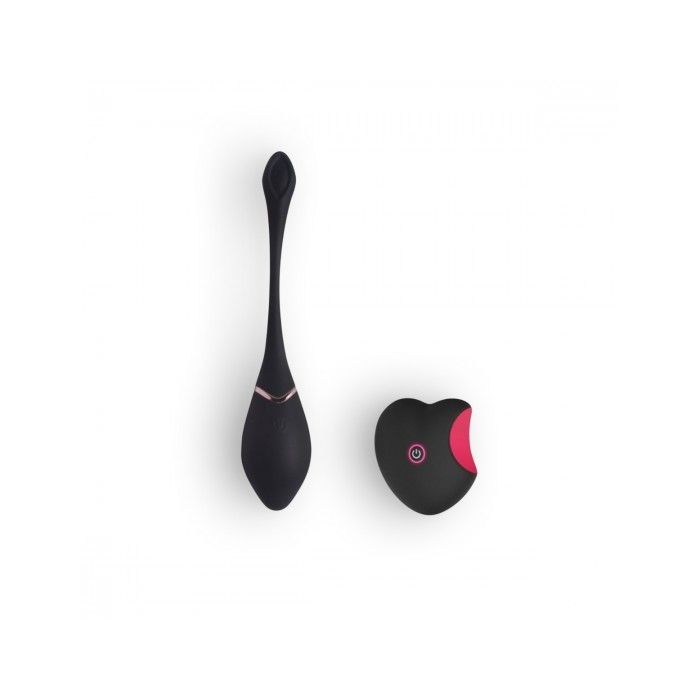 Ovo Vibratório Recarregável C/ Comando Preto Toyz4Lovers 1