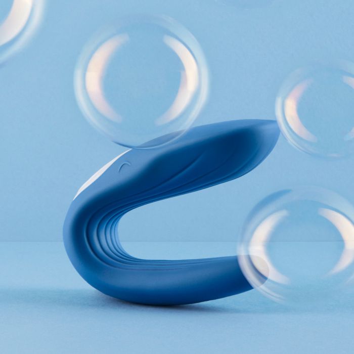 Vibrador Para Casal Partner Whale C/ Carregador USB 1