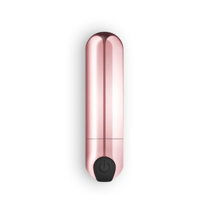 Bala Vibratória Recarregável New Bullet Vibrator Rosy Gold