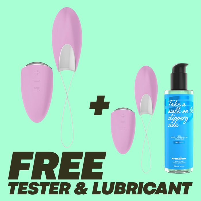 Pack Exclusivo Ovo Recarregável Ovo R1 Rosa C/ Oferta de Tester e Lubrificante Crushious (250 ml)