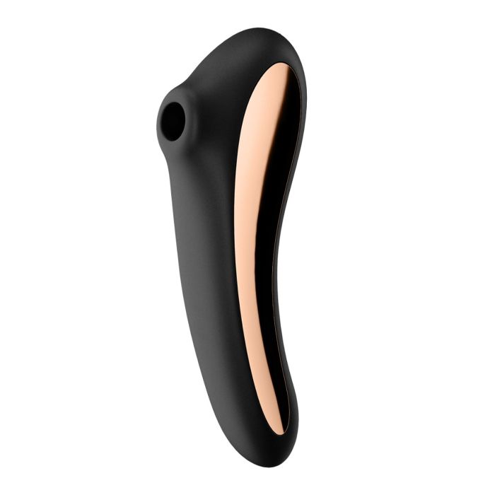 Vibrador Recarregável Dual Kiss Satisfyer Preto