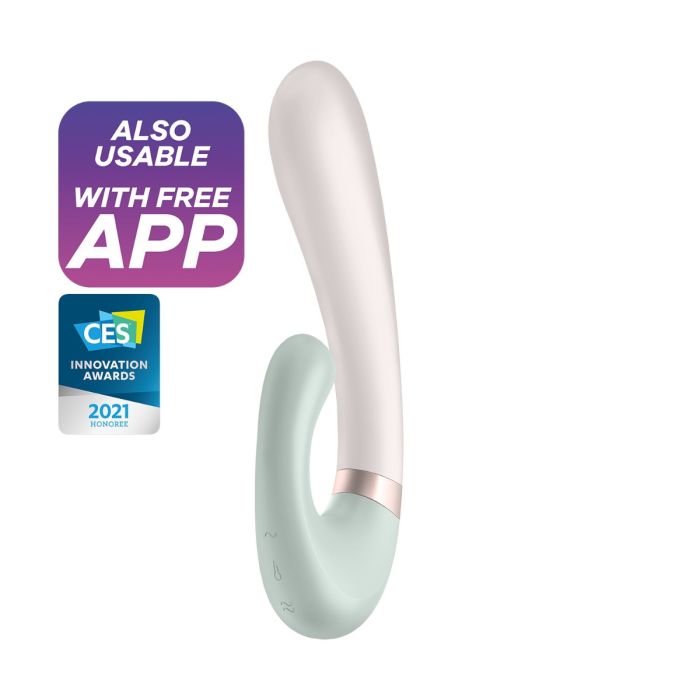 Vibrador Recarregável Satisfyer Heat Wave C/ APP Verde