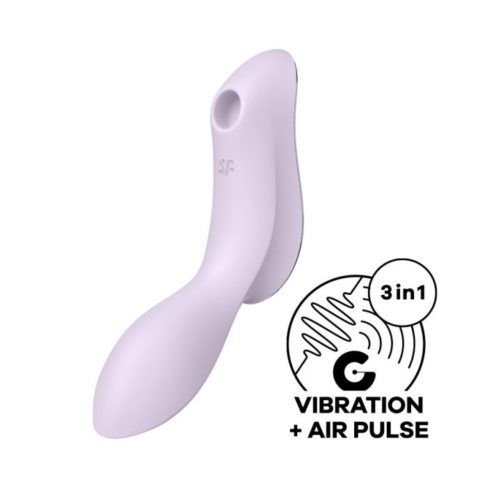 Vibrador Recarregável Satisfyer Curvy Trinity 2 Violeta