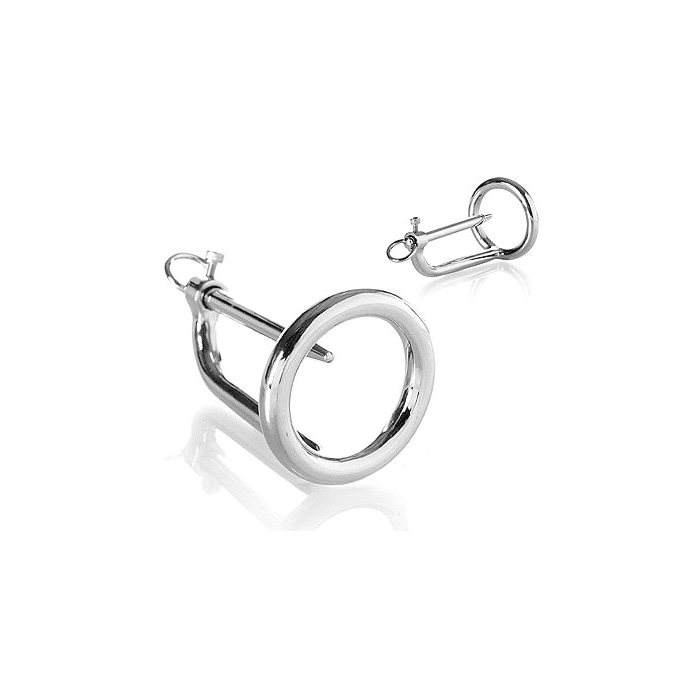Anel Para Glande e Uretra Metal Hard Chastity