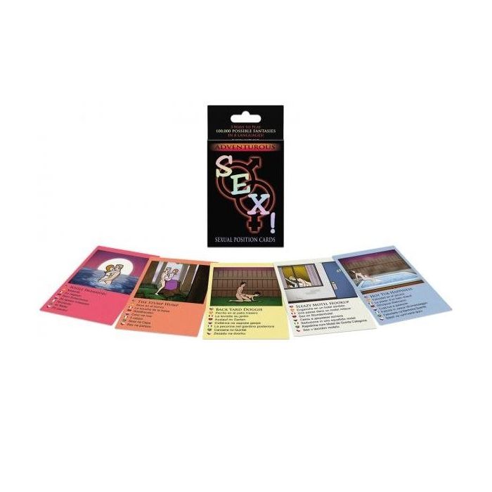 Jogo de Cartas Sex! Adventurous Sexual Position Cards