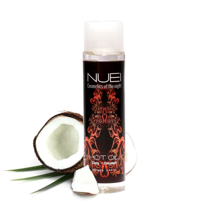Óleo de Massagem C/ Efeito Calor Coco Hot Oil Nuei (100 ml)