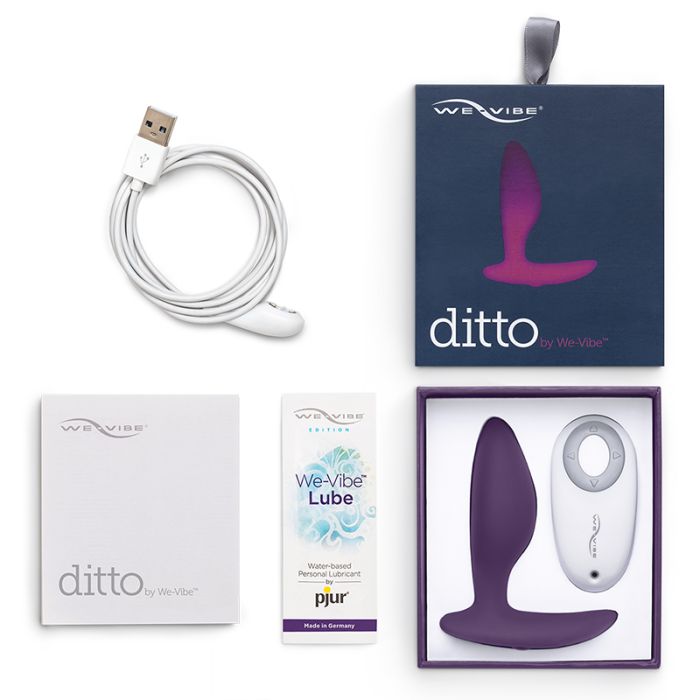 Plug Anal We-Vibe Ditto Lilás Kit
