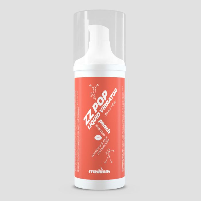Vibrador Liquido ZZ Pop Crushious Pêssego (30 ml)
