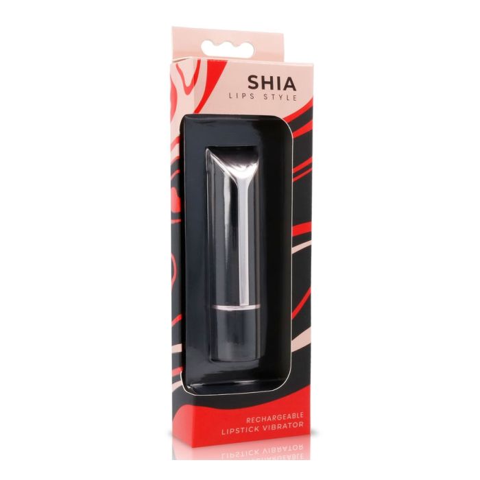 Mini Vibrador Recarregável Batom Shia Lips Style Caixa