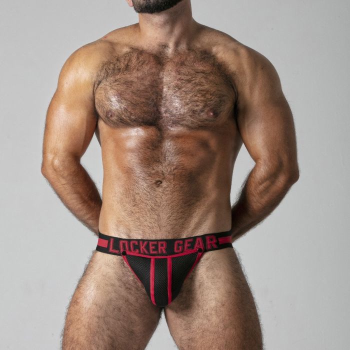 JockStrap Full Access Locker Gear Vermelho Frente