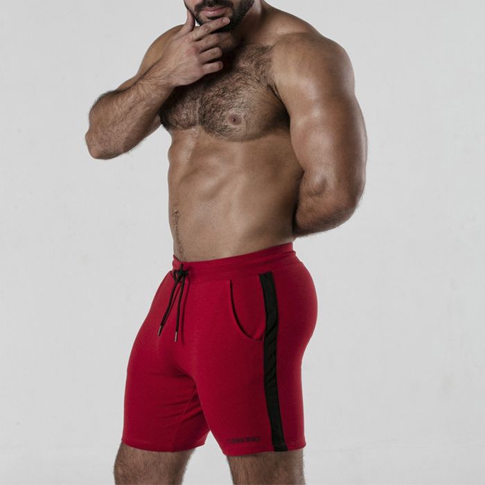 Calção Side Strip Short Locker Gear Vermelho Lateral
